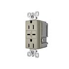Legrand R26USBCC6NICCV4 15A 5.0V Nickel Usb Outlet Receptacle