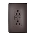 Legrand R26USBPD65 15A 5.0V/9.0V/15.0V Brown Usb Outlet Receptacle