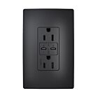 Legrand R26USBPD65BK 15A 5.0V/9.0V/15.0V Black Usb Outlet Receptacle