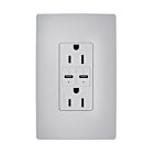 Legrand R26USBPD65GRY 15A 5.0V/9.0V/15.0V Grey Usb Outlet Receptacle