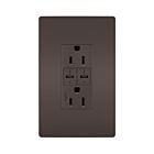 Legrand R26USBPD 15A 5.0V/9.0V/15.0V Brown Usb Outlet Receptacle