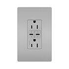 Legrand R26USBPDGRY 15A 5.0V/9.0V/15.0V Grey Usb Outlet Receptacle