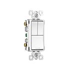 Legrand RCD113W Two Single-Pole Switches And Single Pole/3-Way Switch