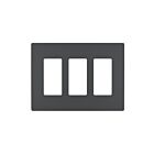 Legrand RWP263GCC6 3-Gang Screwless Wall Plate
