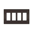 Legrand RWP264 4-Gang Screwless Wall Plate