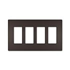 Legrand RWP264DB 4-Gang Screwless Wall Plate