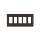 Legrand RWP265 5-Gang Screwless Wall Plate