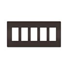 Legrand RWP265 5-Gang Screwless Wall Plate