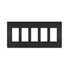 Legrand RWP265BK 5-Gang Screwless Wall Plate