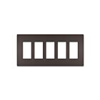 Legrand RWP265DB 5-Gang Screwless Wall Plate