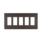 Legrand RWP265DB 5-Gang Screwless Wall Plate