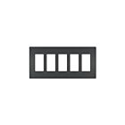 Legrand RWP265G 5-Gang Screwless Wall Plate