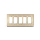 Legrand RWP265I 5-Gang Screwless Wall Plate