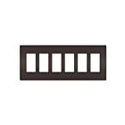 Legrand RWP266 6-Gang Screwless Wall Plate
