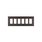 Legrand RWP266DB 6-Gang Screwless Wall Plate