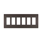 Legrand RWP266DB 6-Gang Screwless Wall Plate