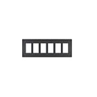 Legrand RWP266G 6-Gang Screwless Wall Plate