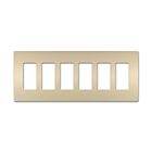 Legrand RWP266I 6-Gang Screwless Wall Plate
