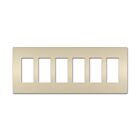 Legrand RWP266LA 6-Gang Screwless Wall Plate