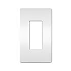 Legrand Radiant RWP26W White One-Gang Screwless Wall Plate