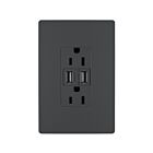 Legrand TM826USBGCCV4 15A Graphite Usb Outlet Receptacle