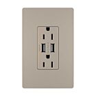 Legrand TM826USBNICC6 15A 5.0V Nickel Usb Outlet Receptacle