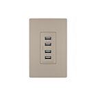 Legrand TM8USB4NICC6 15A Nickel Type A Usb Charger