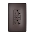 Legrand TR20USBPD65 20A 125V Brown Commercial Usb Outlet Receptacle