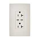 Legrand TR20USBPD65LA 20A 125V Light Almond Commercial Usb Outlet Receptacle