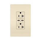 Legrand TR20USBPDLA 20A 125V Light Almond Usb Outlet Receptacle