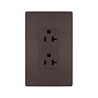 Legrand TR26352RDBCC6 20A Dark Bronze Tamper-Resistant Receptacle