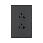 Legrand TR26352RGCC6 20A 125V Graphite Tamper-Resistant Receptacle
