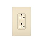 Legrand TR26352RLA 20A 125V Light Almond Tamper-Resistant Receptacle