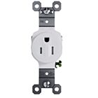 Legrand TR52151W 15A 125V White Residential Single Outlet Receptacle