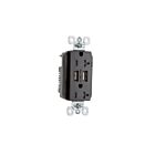 Legrand TR5362USBBK 20A 125V Black Usb Outlet Receptacle
