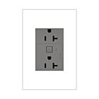Legrand WNAR203M1 20A Magnesium Smart Outlet With Netatmo