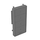 Legrand WNRCB40CKITBK Black Smart Scene Controller Color Change Kit