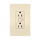 Legrand WNRR15LA 15A Light Almond Smart Outlet With Netatmo