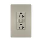 Legrand WNRR20NI 20A Nickel Smart Outlet With Netatmo