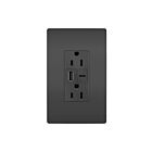 Legrand WRR26USBAC6BK 20A Black Smart Outlet With Netatmo