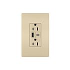 Legrand WRR26USBAC6LA 15A 5.0V Light Almond Weather-Resistant Usb Outlet Receptacle