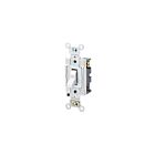 Leviton 1224-SW 20A White Toggle Switch