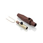Leviton 15D24-UH Pb Brown Female Detachable Plug Taper Nose Crimped