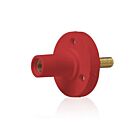 Leviton 15R22-1UR Pb Red Female Panel Receptacle Taper Nose 3/4" Threaded Stud