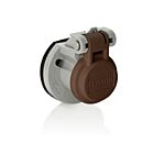 Leviton 15S31-UH 15 Series Pan Receptacle 3R Lid Brown