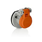 Leviton 15S31-UO 15 Series Pan Receptacle 3R Lid Orange