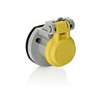 Leviton 15S31-UY 15 Series Pan Receptacle 3R Lid Yellow