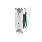 Leviton 16252-LW 15A 125V Receptacle