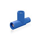 Leviton 16A21-UB Pb Blue Paralleling T-Connector 2Way Taper Nose