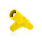 Leviton 16A22-UY Pb Yellow Tapping 3-Way T-Connector Taper Nose